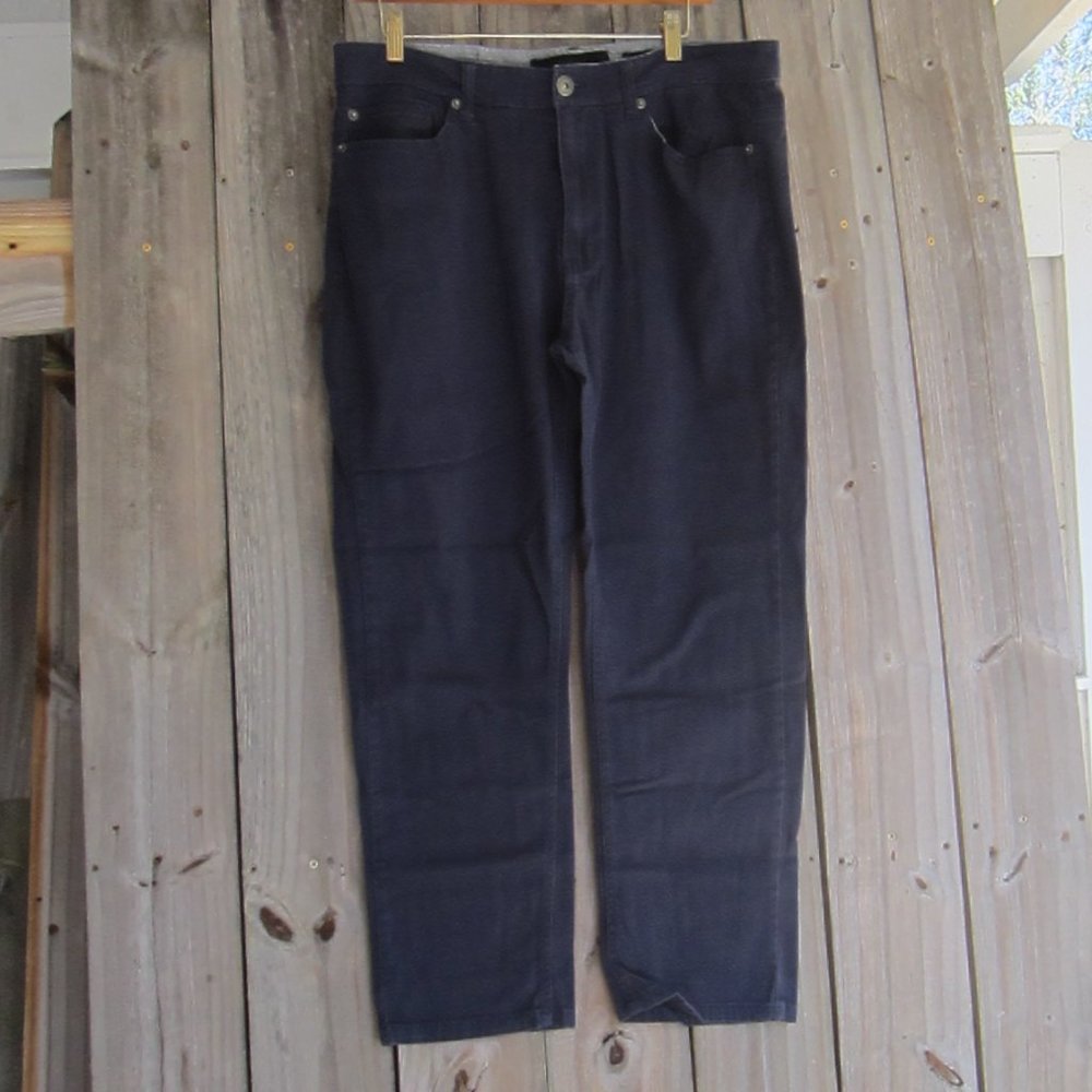 Men's Navy Blue 36x30 Vintage Jeans Slim Fit Jeans
